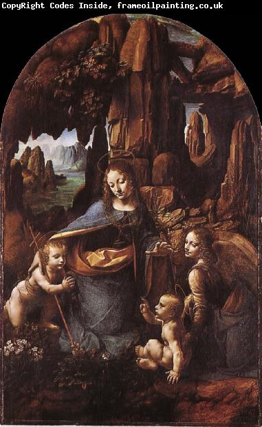 LEONARDO da Vinci Madonna in the cave